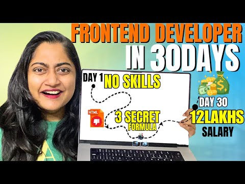 Stop HTML,CSS,JS😡Learn this & Become FRONTEND Developer in 30DAYS Easily🔥🔴