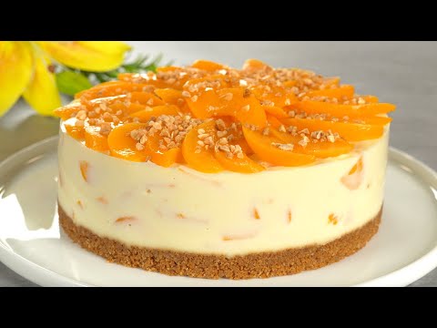 Kondensmilch mit Pfirsiche schlagen! Jeder sucht nach diesem Dessert-Rezept! ohne Backen!