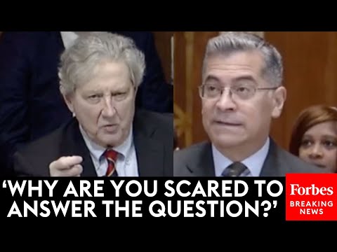 BREAKING NEWS: John Kennedy Mercilessly Grills Becerra About Abortion 'Up To The Moment Of Birth'