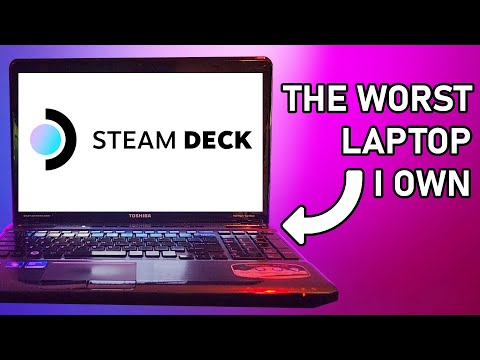 I Tried Making A Steam Deck Out Of A Horrible Laptop... Everything Went Wrong