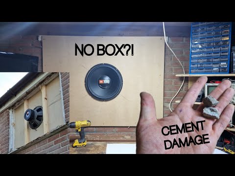 SHATTERING WINDOWS FOR INFINITE BAFFLE SUBWOOFER. 10HZ MADNESS!