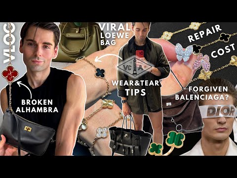 BROKEN VCA ALHAMBRA!? Van Cleef Bracelet Repair | Luxury Shopping Vlog Amsterdam 2025