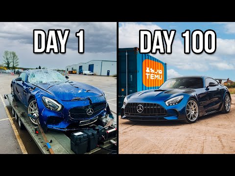 100 DAYS BUILDING A £500,000 AMG GT FROM TEMU