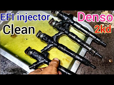 HOW TO COMMON RAIL INJECTOR CLEANING // 2KD 1KD ENGINE INJECTOR REPAIR