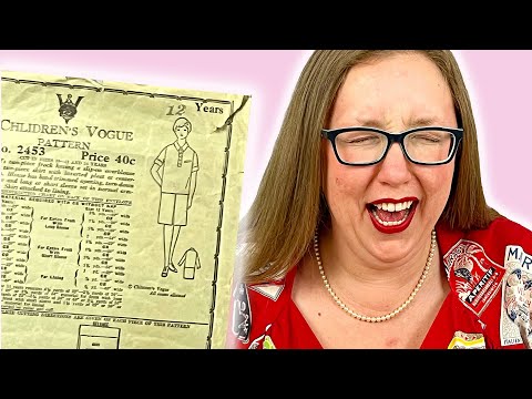 I found some AMAZING vintage sewing patterns in this MYSTERY box! (Ft. tears of plus size joy)