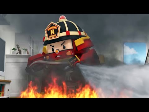 РОБОКАР ПОЛИ - Бадди - нарушитель спокойствия (23 серия) Рой и правила пожарной безопасности