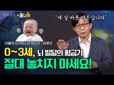 3년이면 뇌가 완성된다?! 아이의 미래를 결정짓는 부모의 역할 | 김붕년 | 뇌발달 | 애착형성 | 자녀교육 | 부모교육ㅣ0-3세