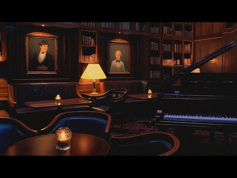 it's 1940s and you're listening to vintage jazz on a cozy rainy night