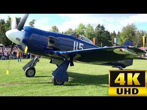 Hawker Sea Fury - Awesome Footage of the fastest piston fighter ever