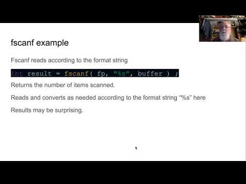 Introduction to using fscanf( ) to read text