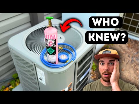 You Can Recharge Your Home A/C Like A Car??  Colder Air in 6 Minutes!