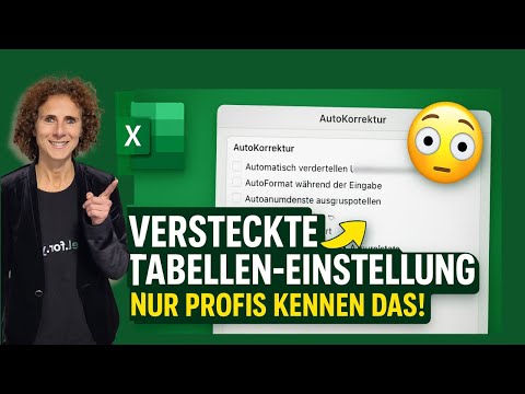 Only true Excel professionals know these table settings!