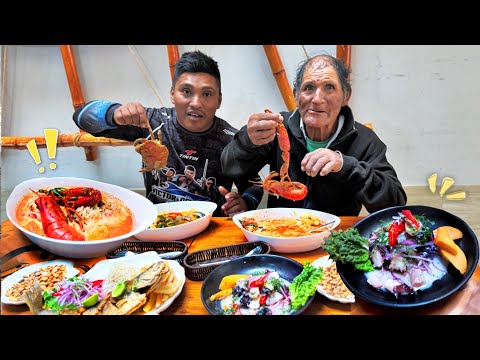 Don Victor tries a delicious banquet and this is how he reacted - 76 years in Solitude