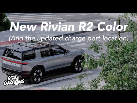 Rivian R2 in stunning silver (plus, chargeport updates)