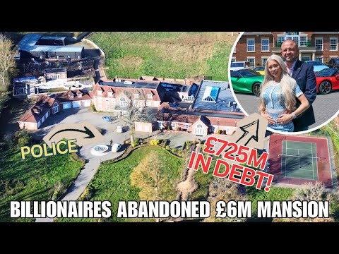 Inside Billionaires ABANDONED £6M Mansion With EVERYTHING Left Behind