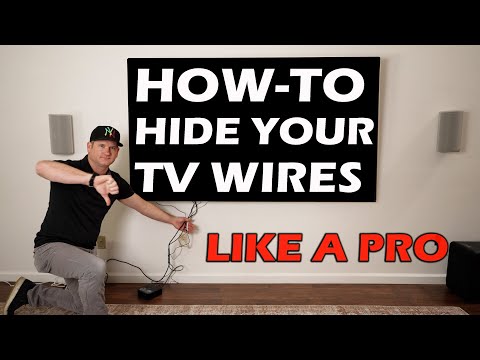 Hide Your TV Wires "Like a Pro" in Under 30 min