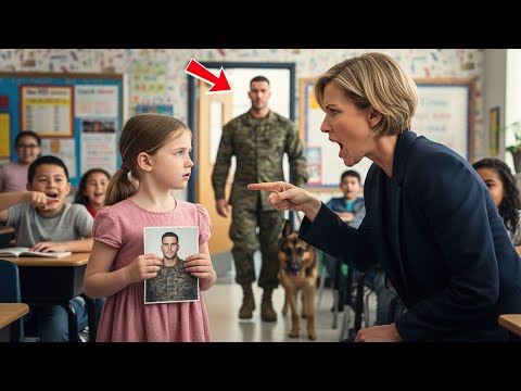 Teacher Mocks Girl: “Your Dad Is Just a Marine” — Freezes When He Walks In With His K9...