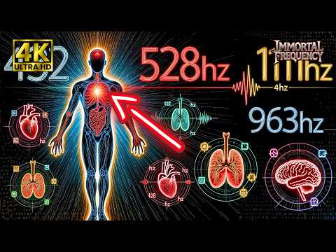 432Hz + 963Hz + 1111Hz + 528Hz Frequency | Full Anxiety Cleanse, Relaxation Deep Healing Sleep Music