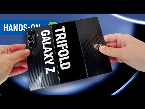GALAXY Z TRIFOLD: CELULAR SAMSUNG que VIRA um TABLET de 10 POLEGADAS | Hands-on