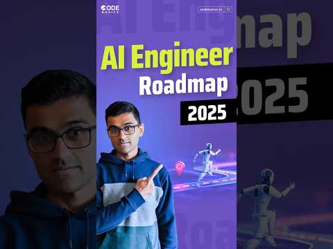 AI Engineer Roadmap 2025 #ai #aiagents #data #codebasics #shorts #aiengineer