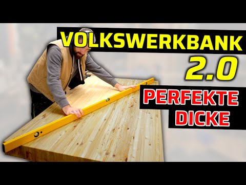 ALLES AUF ANFANG EP. 2: MASSIVE Werkbank per HAND auf DICKE HOBELN  #WickisWelt #backtotheroots