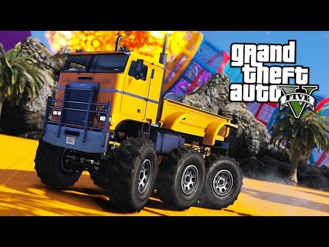 INSANE MODDED 6X6 MEGA TRUCKS!! (GTA 5 Mods)