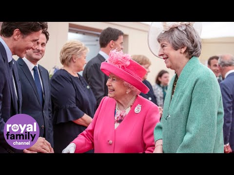 Queen meets world leaders in Portsmouth ahead of D-Day event