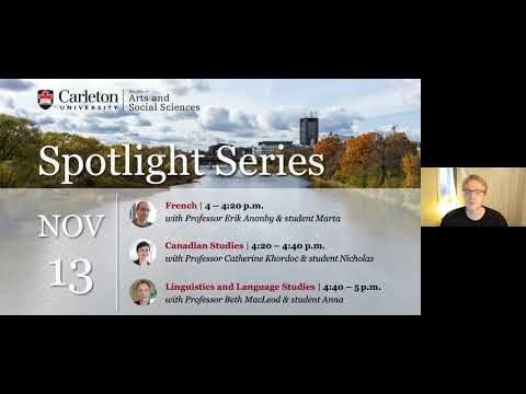 Program Spotlight: French, Canadian Studies, Linguistics