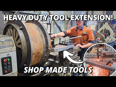 Making & Testing HEAVY DUTY Tool Extension for BIG D11 Hub! | Shop Made Tools