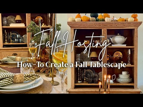 Fall Hosting | Create a Simple Fall Tablescape | Tauna Megan