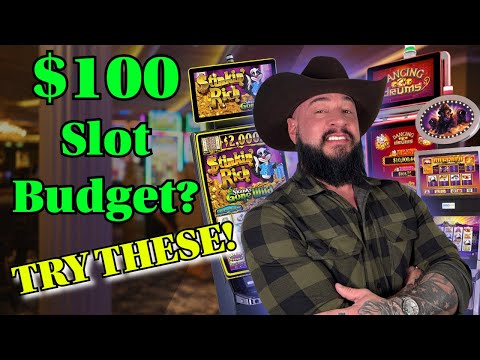 HOW TO Play on a $100 Slot Budget! 🎰 Best Games with Low Roller rich features!