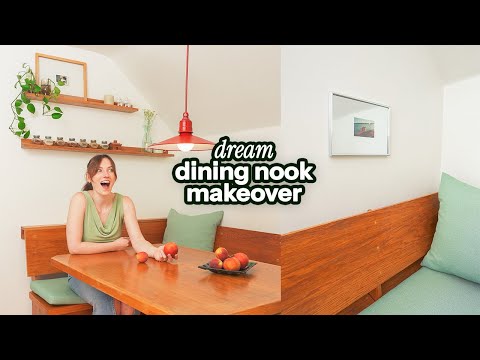 why your small kitchen NEEDS a dining nook makeover