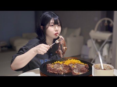 추성훈님 영상보고 향수병 생긴 일본인아내를 위해 일본식 스테이크 해주기..