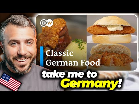American Reacts to 5 Classic German Foods You MUST Try 🇩🇪🍴