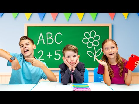 Clever Little Brother at School – Alex’s Funniest First Day!