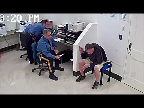 Police Lieutenant Arrested For DUI; .36% BAC [Booking footage; with audio]