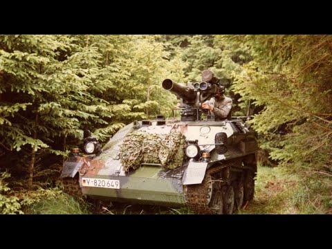 German Wiesel airborne combat vehicle
