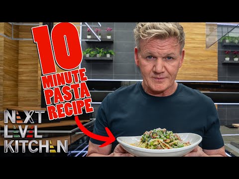 Gordon Ramsay Cooks Up a Simple and Easy Pasta Dish in Just 10 Minutes!