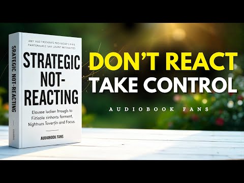 Strategic Not-Reacting: Mastering Impulses for Unshakeable Self-Control | Audiobook