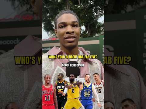 Who's your current NBA Fab 5? 🤔🏀 #shootingstars #nba #shorts