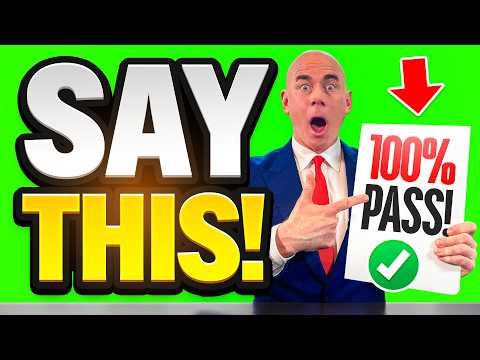 10 THINGS YOU MUST SAY TO PASS A JOB INTERVIEW in 2026! (PASS GUARANTEE!)