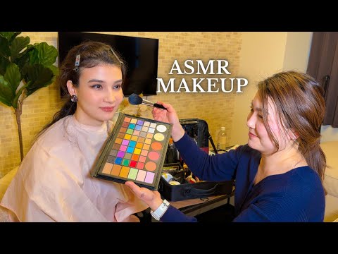 ASMR🧡I INVITED MAKE UP ARTIST IN OSAKA (JAPANESE SOFT SPOKEN)