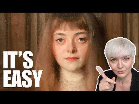 How I'd Learn Sargent's Portrait Style (from SCRATCH) | Alla Prima Oil Painting