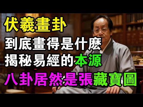 倪師揭秘：易經裏窺伺天機，普通人也能受益。伏羲八卦到底畫得是什麼，原來八卦是個藏寶圖，本源是陰陽，周文王凶卦可以變成吉卦...