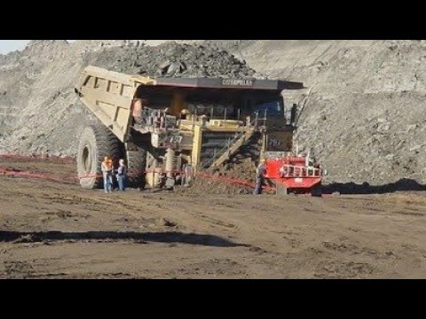 Incredible Sliding And Burnout Compilation Of Mining Trucks Total Idiots At Work Best Fails and Wins