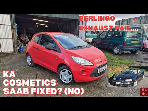 Is the Saab watertight? Plus Raffle Ka improvements, Berlingo exhaust fail...