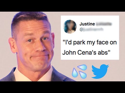 John Cena Reads Hilarious Thirst Tweets