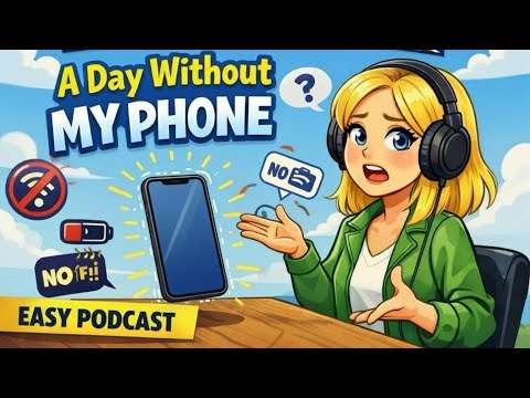 A Day Without My Phone | A1–A2 English Podcast