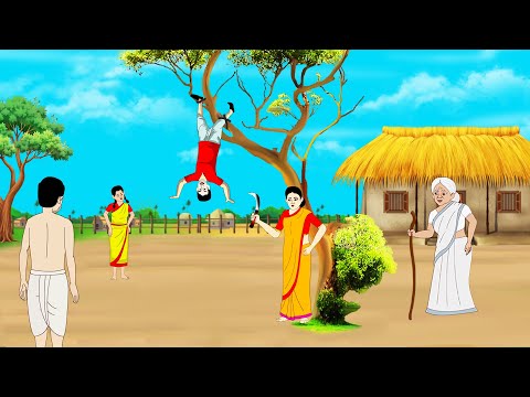 বুদ্ধিমতি বউয়ের প্রতিশোধ, Golden bird feather। Bangla Cartoon । Bengali Moral Stories Thakuma