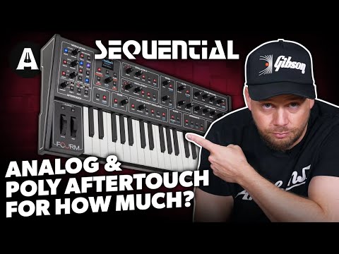 NEW Sequential Fourm - 4-Voice Analog Poly Aftertouch for a Great Price!